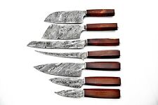 Handmade Damascus Chef Knives Set / Kitchen Knives 7 Pieces Set SS-17326 picture