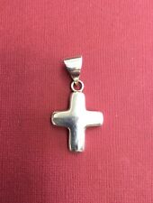 Heavy Sterling Silver Small Modernistic Cross, Weight 6.8 grams picture