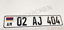 Armenian European EEC Aluminum License Plate Custom Personalized Armenia picture