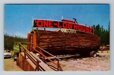 Berkeley CA-California, One Log House, Exterior View, Vintage Postcard picture