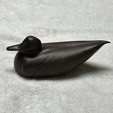 Hand Carved Wooden Duck, Signed picture
