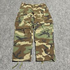US Army Woodland Combat Pants Men's Medium Short 33x29 Cotton/Nylon Military* picture