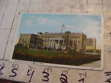 Orig Vint post card 1930 FALLS RIVER MASS TRUESDALE HOSPITAL-radio vote content picture