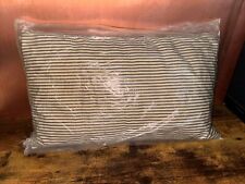 Rare Sealed Bag Vtg 40s 50s Blue & White Down Feather Pillow Farmhouse 24x14 picture
