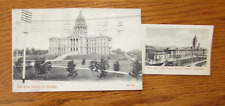 Antique 1907 Denver Colorado Souvenir Postcard Flip Images Hotels Etc picture