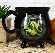Wicca Sabbats Wheel of The Year Mabon Dragon Heat Color Changing Cauldron Mug picture