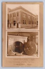 K3/ Middletown Indiana RPPC Postcard c1910 Interior Safe Farmers Bank 167 picture