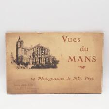 Antique Notre Dame Vues Du Mans Photogravure Photo Souvenir Book picture