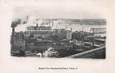 Birdseye View of Manufacturing District, Toledo, Ohio, Early Postcard, Unused picture