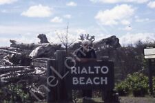 1997 Rialto Beach Welcome Park Sign Beach Ocean Washington 35mm Film Slide picture