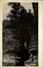 RPPC Devil's Stairway Back Bone State Park Iowa ~ 1922-1926 real photo postcard picture