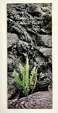 1987 Hawaii Volcanoes National Park Vintage Interior Department Travel Guide Map picture
