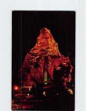 Postcard Matterhorn At Night The Magic Kingdom Disneyland Anaheim California USA picture