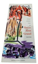 Vintage Eastman Kodak Brochure Camera Tour Of Bryce Zion Grand Canyons 1953 picture