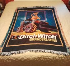 Vintage Ditch Witch Throw 61