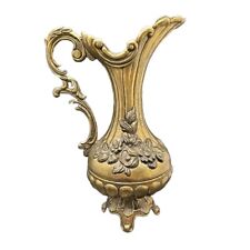 Vintage Made in Italy Art Nouveau Brass Vase/Pitcher 7