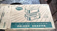 Vintage Mirro Aluminum Roaster Pan 17 x 12 x 9 Lid Lifter Rack (M-5365) PreOwn picture