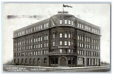 1909 Waldorf Hotel Keller & Boyd Props. Restaurant Fargo North Dakota Postcard picture