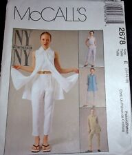 McCall's NY Collection Pattern 2978 Shirt Top Pants Miss/Petite Size 14-18 Uncut picture