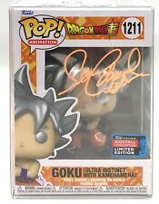 Funko Pop DBS Goku Ultra Instinct #1211 Signed by Sean Schemmel PSA DNA picture