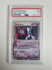Mewtwo ex 101/109 Ruby & Sapphire Holo Rare Pokemon Card TCG - PSA 7 picture