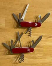 Two 91mm VICTORINOX SWISS ARMY Knives in Great Condition: Camper and Climber  picture