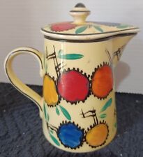 Vintage Ditmar Urbach Pitcher Hand painted with Water Mark Art Deco Czech. picture