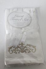 EUROPA FINE LINENS pack of 2 guest towels 12
