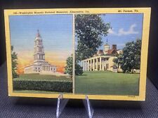 POSTCARD: Washington Masonic National Memorial Alexandria Virginia K3 ￼ picture