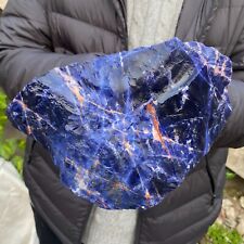 3.2LB  Natural Blue Sodalite Rock Crystal Gemstone Healing Rough Mineral Specime picture