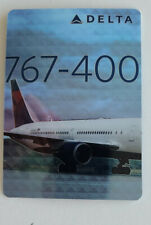 Boeing 767-400ER Aircraft Trading Card #51 2016 Delta Air Lines DAL picture