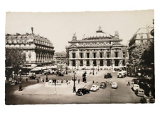 c1940s Palais Garnier Opera House Paris France Old Cars RPPC Photo Postcard picture