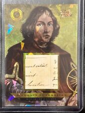 Nicolaus Copernicus - Famous Astronomer - Very Rare Handwritten Relic Card 1/1 picture