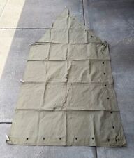 EXCELLENT - One Repro US Army Shelter Half Tent No. 1 Open End OD3 1942 WPG WWII picture