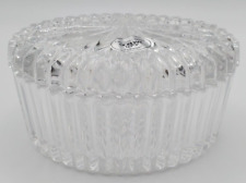 Sparkly Crystal Gorham Chantilly Oval Trinket Box made in Germany picture