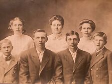 C. 1911 St. Paul, MN Real Photo Postcard Well-Dressed Boys & Girls Family RPPC picture