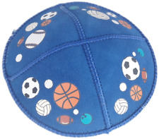 new Kippah Yarmulke-Kippas Basketball Football Baseball colorful Suede leather  picture