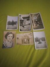 (6) 1930's-40's Black And White Pictures Women, Family, Graduation picture