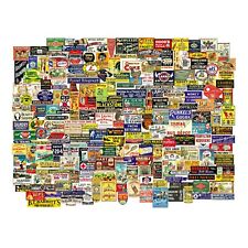 Advertising Sign Stickers, HUGE SET of 9 Sticker Sheets, 200+ Miniature Signs picture