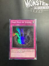 YUGIOH TRAP HOLE OF SPIKES SUPER RARE MIL1-EN022 1ST EDITION  picture