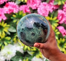 135MM Natural Green Kambaba Jasper Aura Spirit Power Healing Chakra Sphere Ball picture