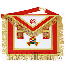 Handcrafted 100% Lambskin Royal Arch Past High Priest PHP Apron for Freemasonry picture