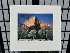 Gary Thompson Sunset Yosemite Photograph 22 /200 20” X 16” Matted Photo Signed picture