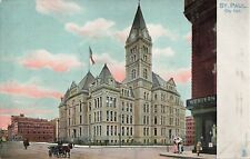 Postcard St Paul Minnesota City Hall Undivided Back 1901-1907 picture
