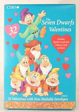 Box Of 32 The Seven Dwarfs Valentine's Cards and Envelopes. U.S.A. picture