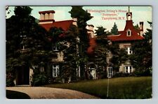 Tarrytown NY-New York, Washington Irving's House, c1980 Vintage Postcard picture