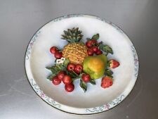 Montefiori Miniature Plate Textured Fruit Decor Home Decor Cherries Pineapple picture