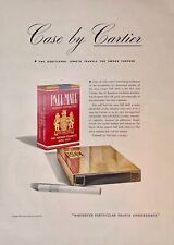 1940 Pall Mall Cigarettes Cartier Gold Case Luxury Decor Art Vintage Print Ad picture