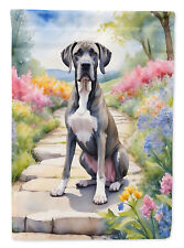 Great Dane Spring Path Flag Canvas House Size DAC6642CHF picture