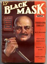 BLACK MASK--HARD BOILED PULP DETECTIVE STORIES--NOV 1938--KILLER COVER picture
